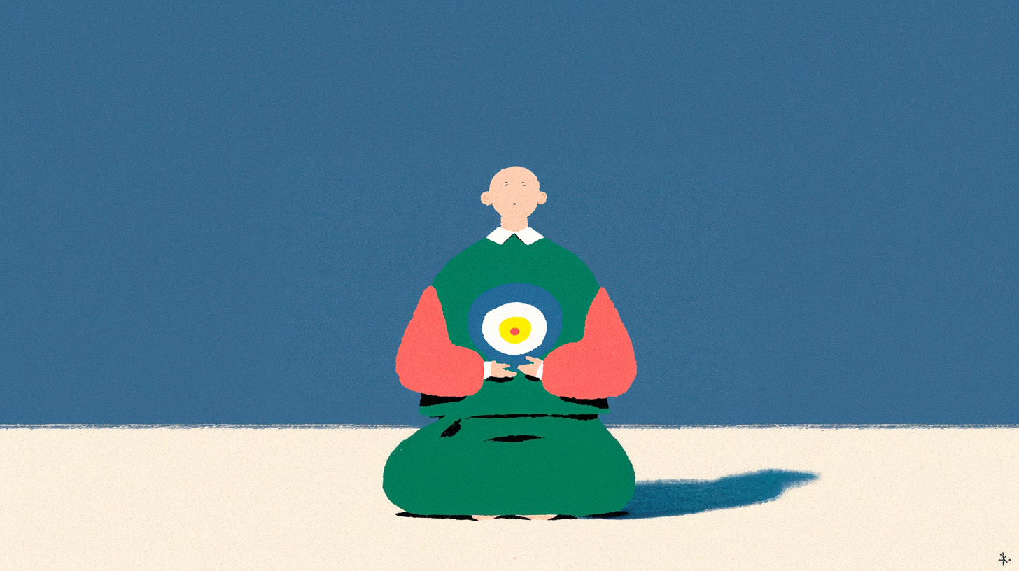 霊・心・体を象徴する人物の挿絵